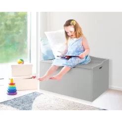 Bench Top Toy Box - Gray 13 Bench Top Toy Box - Gray -Northlight Store GUEST 6e08488b 5d3a 49a1 aaee 86dd07b0298a