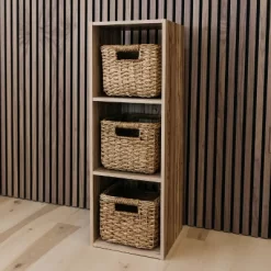 35.43" Piperton 3 Cube Organizer Natural - Signature Design By Ashley -Northlight Store GUEST 6e99a16c 89f4 45c3 a965 aedf783b411b