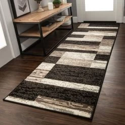 Modern Geometric Patchwork Indoor Area Rug Or Runner By Blue Nile Mills -Northlight Store GUEST 6ea02446 9166 4679 bce6 8e8d1cb48c0f
