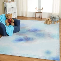Colorful Blossom Kids Playroom Indoor Area Rug By Blue Nille Mills