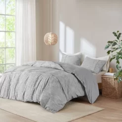 Reese Organic Cotton Oversized Duvet Set - Clean Spaces