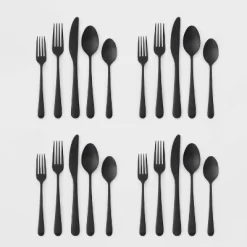 20pc Harrington Flatware Set Black - Threshold™ 7 20pc Harrington Flatware Set Black - Threshold™ -Northlight Store GUEST 701d9c22 9fd0 4379 8eb2 5dfad3133a69