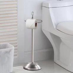 Freestanding Toilet Tissue Holder Brushed Nickel - Nu Steel -Northlight Store GUEST 70a3de63 0615 4abc 8440 64d6c46b3105
