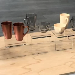 Azar Displays Clear Acrylic 22"W X 10"D X 6"H 1/2" Thick Deluxe Riser W/ Bumpers 12 Azar Displays Clear Acrylic 22"W X 10"D X 6"H 1/2" Thick Deluxe Riser W/ Bumpers -Northlight Store GUEST 70ba952a 5961 4ac2 bd0f 6d2e2479e51a