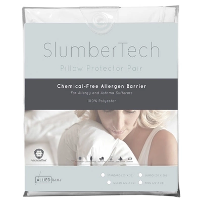 Hypoallergenic Allergen Barrier Pillow Protector 2-pk 4 Hypoallergenic Allergen Barrier Pillow Protector 2-pk - Image 2