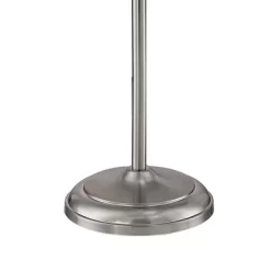 360 Lighting Maddox Modern Torchiere Floor Lamp 71" Tall Satin Nickel Silver Metal Alabaster Glass Shade For Living Room Bedroom Office House Home -Northlight Store GUEST 728c37ca 3cea 43c7 894e 1a55cfd75d5f