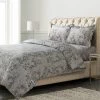 Katy Floral Printed Flannel Oversized Duvet Cover Set - Tribeca Living -Northlight Store GUEST 732ea26a 60cc 4298 bf08 2f93581580f5