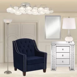 360 Lighting Maddox Modern Torchiere Floor Lamp 71" Tall Satin Nickel Silver Metal Alabaster Glass Shade For Living Room Bedroom Office House Home -Northlight Store GUEST 73b6c9df 9a05 4bb0 8534 aefa2b0f2977