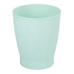 MDesign Slim Plastic Small Round Trash Can Wastebasket Garbage Bin -Northlight Store GUEST 73ed32af a71d 4da2 bbac c7c0336d92e7