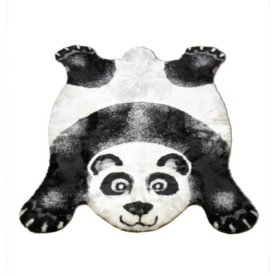 Walk On Me Faux Fur Super Soft Kids Panda Bear Rug Tufted With Non-slip Backing Area Rug 7 Walk On Me Faux Fur Super Soft Kids Panda Bear Rug Tufted With Non-slip Backing Area Rug - Image 5