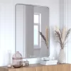 Flash Furniture Jada Decorative Wall Mirror - Rounded Corners, Bathroom & Living Room Glass Mirror Hangs Horizontal Or Vertical -Northlight Store GUEST 74ad4524 6cc9 47e8 b601 860bbc0e3f94