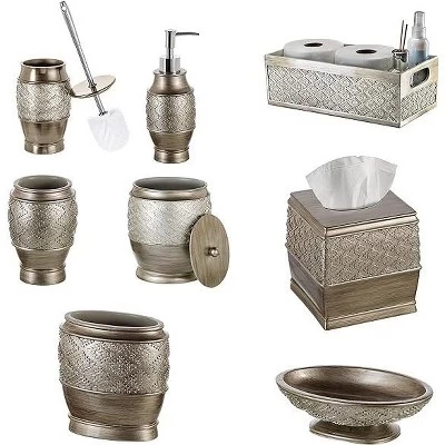 Creative Scents Dublin Bathroom Accessory Set - 6 Piece 3 Creative Scents Dublin Bathroom Accessory Set - 6 Piece