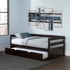 Twin Kids' Caspian Daybed With Trundle Chocolate - Hillsdale Furniture -Northlight Store GUEST 74c25537 1c65 48b1 b563 40f3afc8727f