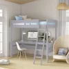 Twin Adryan Loft Bed With Desk - Room & Joy -Northlight Store GUEST 7516ab02 4e64 47d1 96ef 9adf4dd344e4