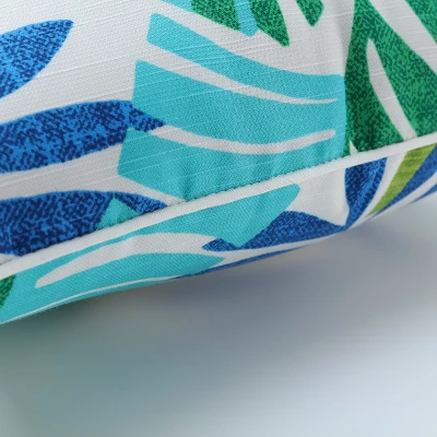 Pillow Perfect - 25" Indoor Outdoor Floor Pillow Islamorada Blue/Green 3 Pillow Perfect - 25" Indoor Outdoor Floor Pillow Islamorada Blue/Green