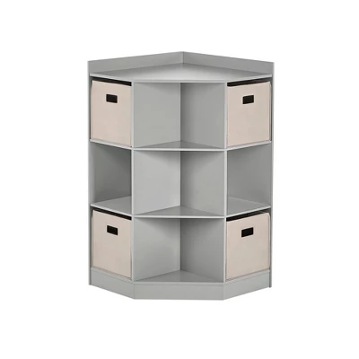 5pc Kids' Corner Cabinet Set With 4 Bins Set - RiverRidge Home 11 5pc Kids' Corner Cabinet Set With 4 Bins Set - RiverRidge Home - Image 9
