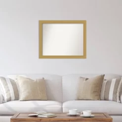 32" X 26" Non-Beveled Grace Brushed Gold Wall Mirror - Amanti Art -Northlight Store GUEST 75f2e364 8d31 403e 8096 81835d961523