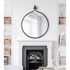 30" X 37" Yitro Metal Framed Wall Mirror Black - Kate & Laurel All Things Decor 12 30" X 37" Yitro Metal Framed Wall Mirror Black - Kate & Laurel All Things Decor -Northlight Store GUEST 76eddff6 c310 4408 aa59 a7dd7f6aebac