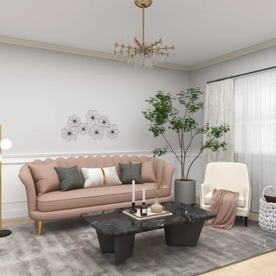 Metal Floral Wire Wall Decor Black - CosmoLiving By Cosmopolitan 4 Metal Floral Wire Wall Decor Black - CosmoLiving By Cosmopolitan - Image 2