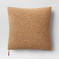 Oversized Teddy Boucle Toss Square Throw Pillow - Threshold™ -Northlight Store GUEST 77449c5a 0a18 403e 83a5 7f14edefb080