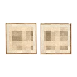 Farmhouse Wood And Metal Wall Decor Brown/Red - Olivia & May -Northlight Store GUEST 7818223e 75c6 4c8c ba0a 4e57dba30c48