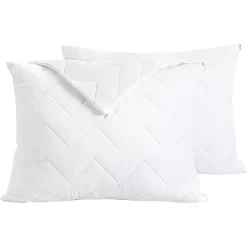 Waterguard Quilted Pillow Protector Cotton White Set Of 4 - Queen -Northlight Store GUEST 78297143 d978 42aa 85d3 01a09a5ac762