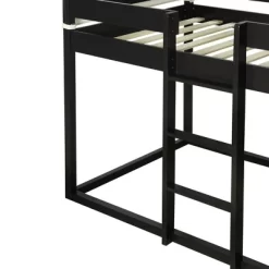 Wood Twin Over Twin Bunk Bed With Tent-ModernLuxe 19 Wood Twin Over Twin Bunk Bed With Tent-ModernLuxe -Northlight Store GUEST 78992696 10b1 4220 80b2 28a19d1154fa