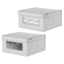 MDesign Soft Fabric Child/Kid Storage Organizer Box - 2 Pack -Northlight Store GUEST 79902587 50f3 4608 bed6 254e3449d349