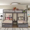 Full Over Twin & Twin Bunk Bed, Gray - ModernLuxe -Northlight Store GUEST 79b7c013 7d50 4adf bc02 4059ce6bb4d7