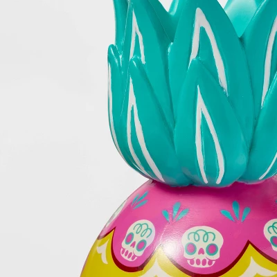 Día De Muertos Pineapple Decorative Vase - Designed With Luis Pinto 4 Día De Muertos Pineapple Decorative Vase - Designed With Luis Pinto - Image 2
