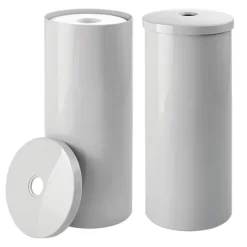 MDesign Toilet Tissue Roll Holder Canister Stand, Stores 3 Rolls, 2 Pack -Northlight Store GUEST 7a06b0c2 31a1 41a8 9971 0d56298cdcb3