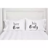 C&F Home Her One His Only Pillowcase Set -Northlight Store GUEST 7a18d4aa 05f5 4beb b930 675c59fb9545