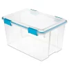 Sterilite 54 Quart Clear Plastic Stackable Storage Container Box Bin With Air Tight Gasket Seal Latching Lid Long Term Organizing Solution -Northlight Store GUEST 7a92263c bbdd 4a13 9188 7f493b3f5527
