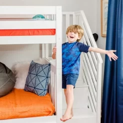Max & Lily Twin Over Twin Staircase Bunk Bed -Northlight Store GUEST 7b2caade 9016 4ff2 aad4 d91423271690