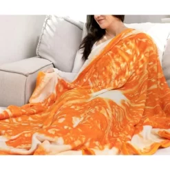 Toynk Orange Slice Round Fleece Throw Blanket | 60 Inches -Northlight Store GUEST 7b6eda2c c160 4795 9e48 918346444344