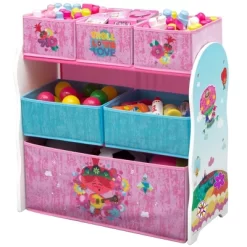 Disney Trolls World Tour Design And Store 6 Bin Toy Organizer - Delta Children -Northlight Store GUEST 7bd4b7cf e148 40bb af2b ff4f8a89b384
