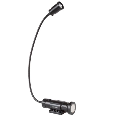 Fleming Supply Magnetic Lamp With CREE LED Light, 2 Magnetic Bases, And Flexible Gooseneck For Office, Garage, And Workshop - Black 3 Fleming Supply Magnetic Lamp With CREE LED Light, 2 Magnetic Bases, And Flexible Gooseneck For Office, Garage, And Workshop - Black
