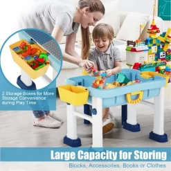 Costway 6 In 1 Kids Activity Table Set W/ Chair Toddler Luggage Building Block Table -Northlight Store GUEST 7dd4ddac faf9 4992 9660 f1975eacd383
