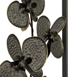 Set Of 2 Metal Floral Orchid Wall Decors With Black Frame Black - Olivia & May -Northlight Store GUEST 7eaa6bf3 61f8 4136 afb5 fe903d2e894c