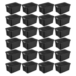 Sterilite Storage System Solution With 19 Gallon Heavy Duty Stackable Storage Box Container Totes With Grey Latching Lid For Home Organization -Northlight Store GUEST 7ef8cb4d 074e 4307 948f 99a51e5f90b4