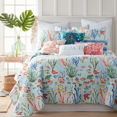 Sancti Petri Quilt And Pillow Sham Set - Levtex Home 7 Sancti Petri Quilt And Pillow Sham Set - Levtex Home - Image 5