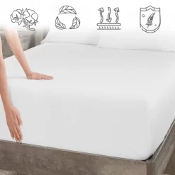 Luxury Fitted Sheet Only, 600 Thread Count - 100% Cotton Sateen, Deep Pocket, Soft, Cool & Durable By California Design Den -Northlight Store GUEST 7ff35863 4438 48cc b59d 466732b474f9