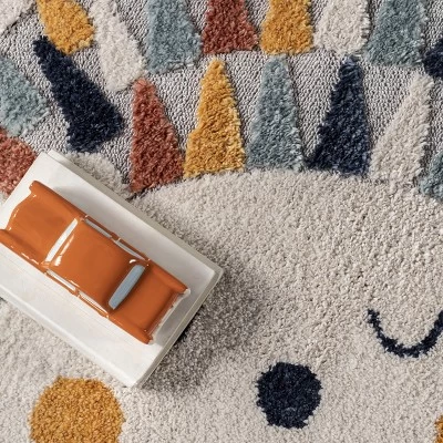 NuLOOM Amiah Hedgehog High-Low Kids Tasseled Area Rug 7 NuLOOM Amiah Hedgehog High-Low Kids Tasseled Area Rug - Image 5