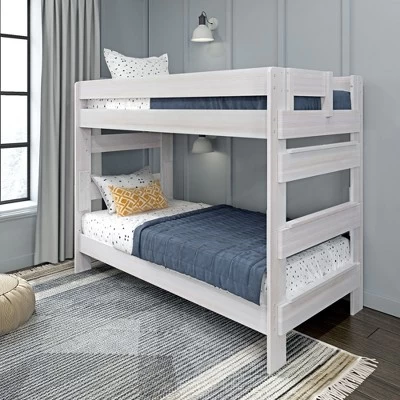 Max & Lily Farmhouse Twin Over Twin Bunk Bed 3 Max & Lily Farmhouse Twin Over Twin Bunk Bed