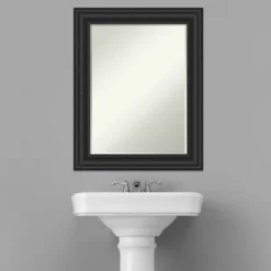 Amanti Art Shipwreck Black Petite Bevel Bathroom Wall Mirror 29.5 X 23.5 In. -Northlight Store GUEST 81c6a927 2def 48b6 91dd 761973297b6f