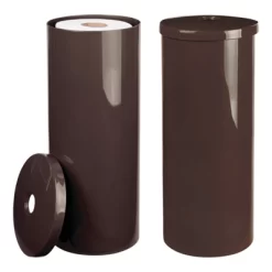 MDesign Toilet Tissue Roll Holder Canister Stand, Stores 3 Rolls, 2 Pack -Northlight Store GUEST 820f9a2c 7827 4b4d a926 210cf5466cb9