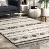 NuLOOM Nylah Shaggy Diamonded Stripes Area Rug -Northlight Store GUEST 8372a8ee b73e 4451 9773 b6fd42d9bf66