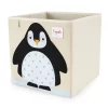 3 Sprouts 13 Inch Square Kids Foldable Fabric Arctic Penguin And Polka Dot Rhino Storage Cube Soft Toy Bins -Northlight Store GUEST 83e06b34 043d 4ebf 9554 be1d2d956473