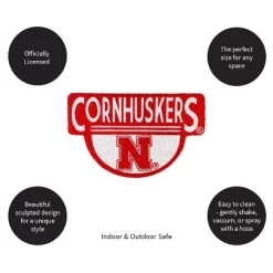 Evergreen University Of Nebraska Indoor Outdoor Natural Shaped Coir Doormat 1'6"x2'4" Multicolored -Northlight Store GUEST 8400cf5a 25cb 493a bdb0 0911d0e1ba3b