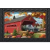 Harvest Bridge Autumn Doormat Pickup Truck Indoor Outdoor 30" X 18" Briarwood Lane -Northlight Store GUEST 850b2dfd b88f 4446 b227 29f65768c375